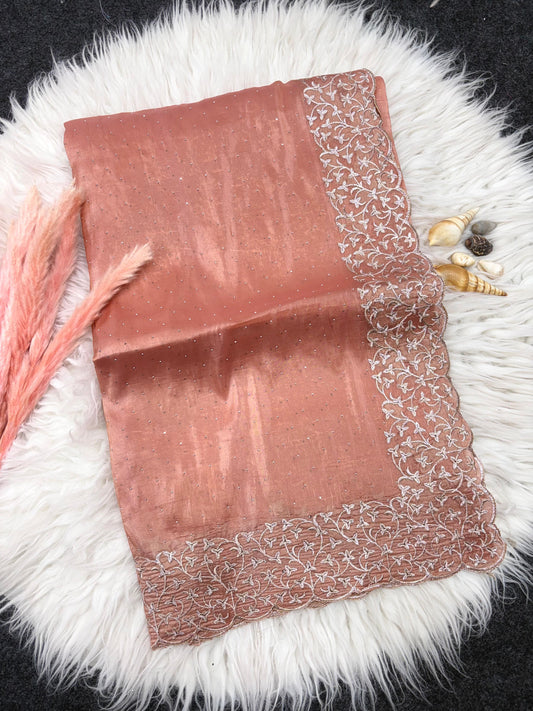 Crunchy Sattin Silk Saree
