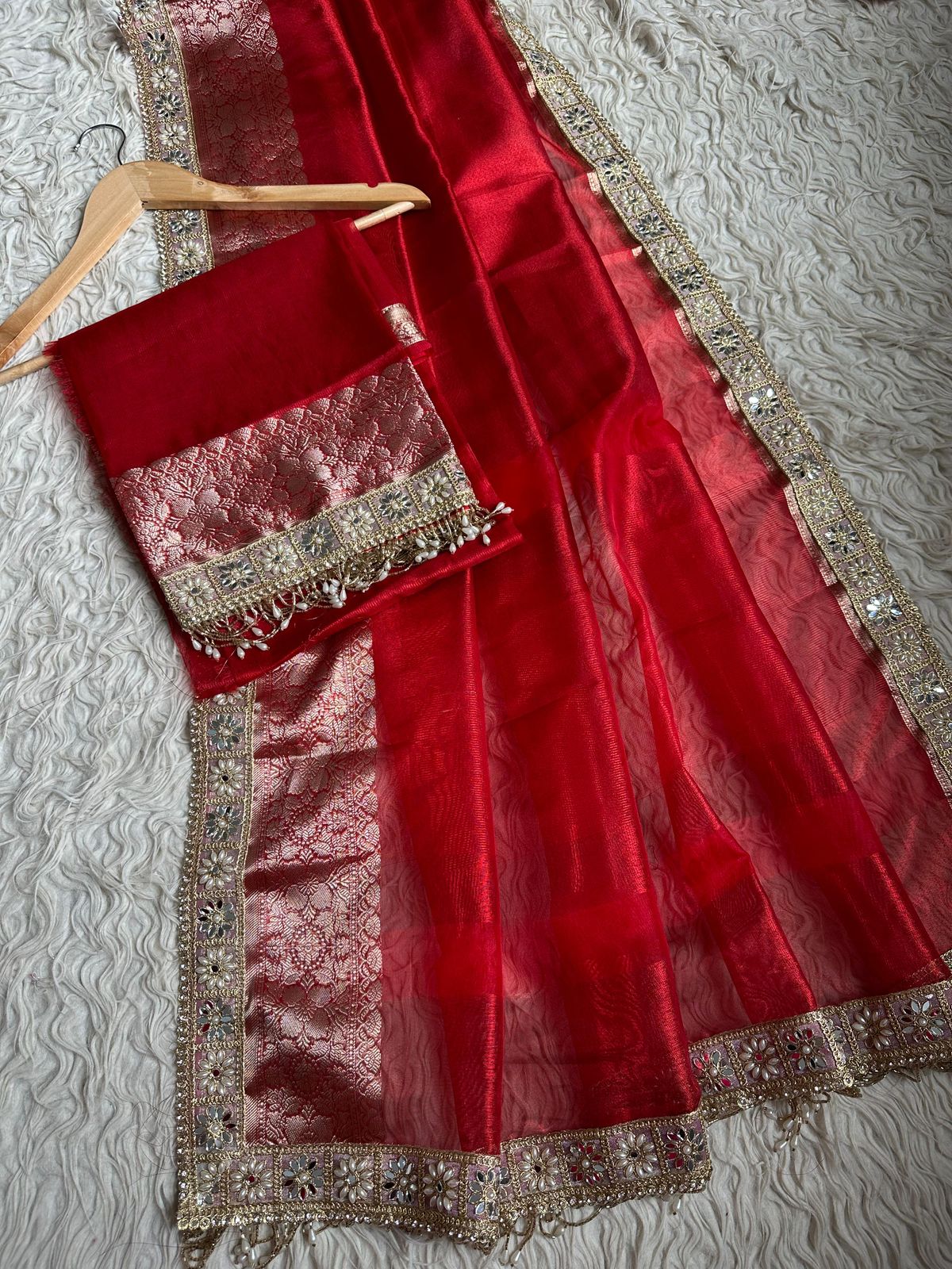 Premium Tissue Maharani Silk Saree