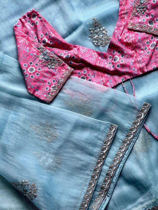 Premium Tissue Silk Saree
