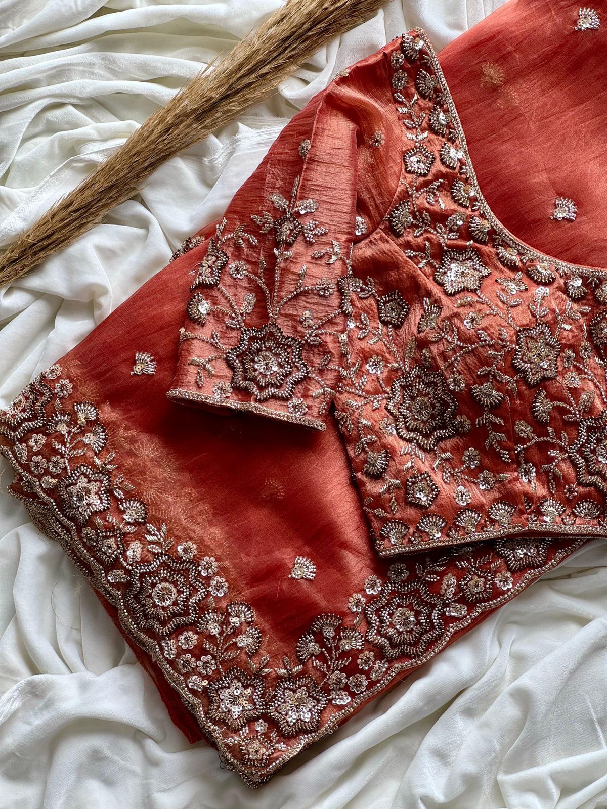 Soft Organza Crepe Silk Saree