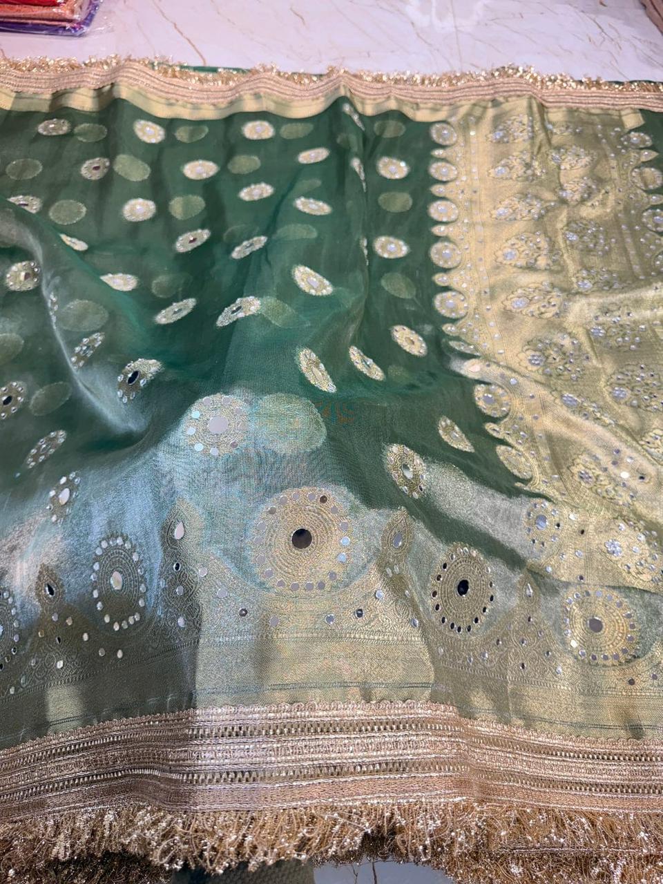 BANARASI SOFT TISSUE SILK SAREE