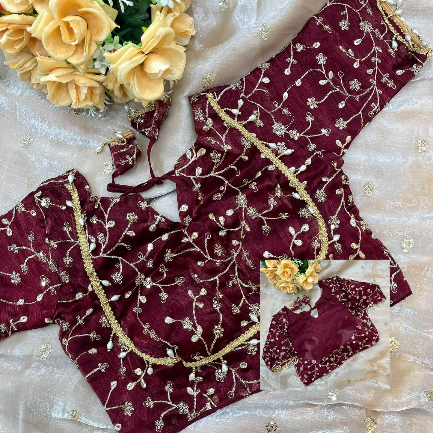 Pure Soft Fendy Chiffon Saree