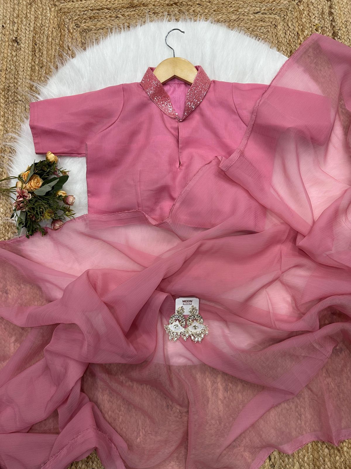 Pure Chiffon Saree