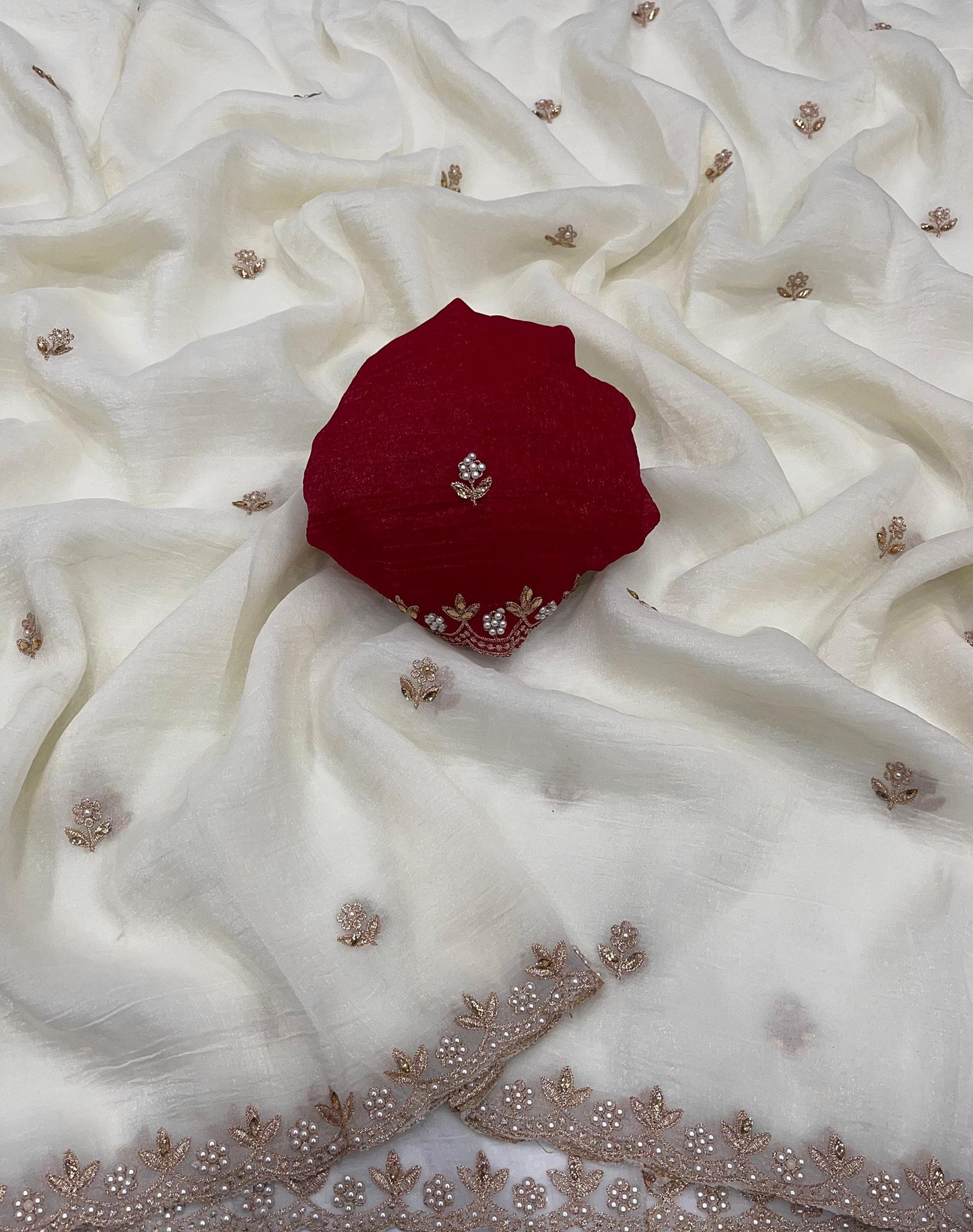 Pure Crunchy Saree