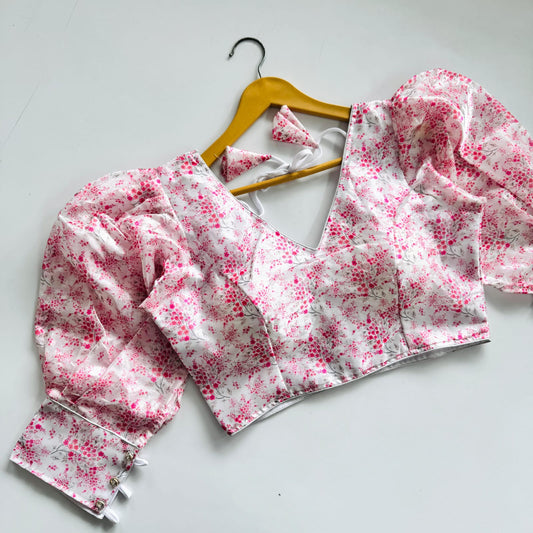 Kalamkari print print all over blouse