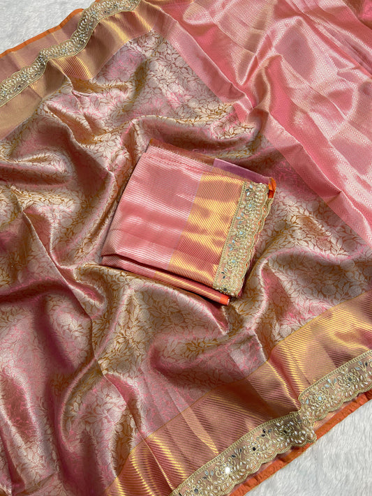 Premium Kanjivaram Tissue Saree