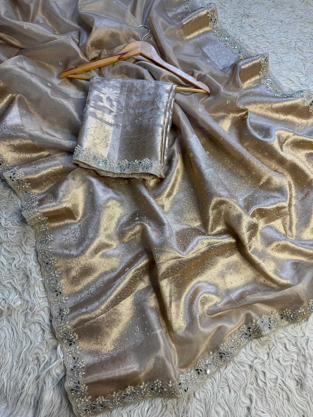 BANARASI SOFT MAHARANI GLASS TISSUE SILK SAREE