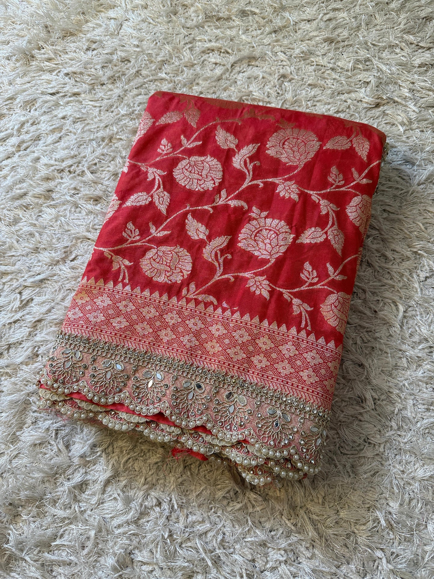 Banarasi Mashru Khaddi Soft Silk Saree