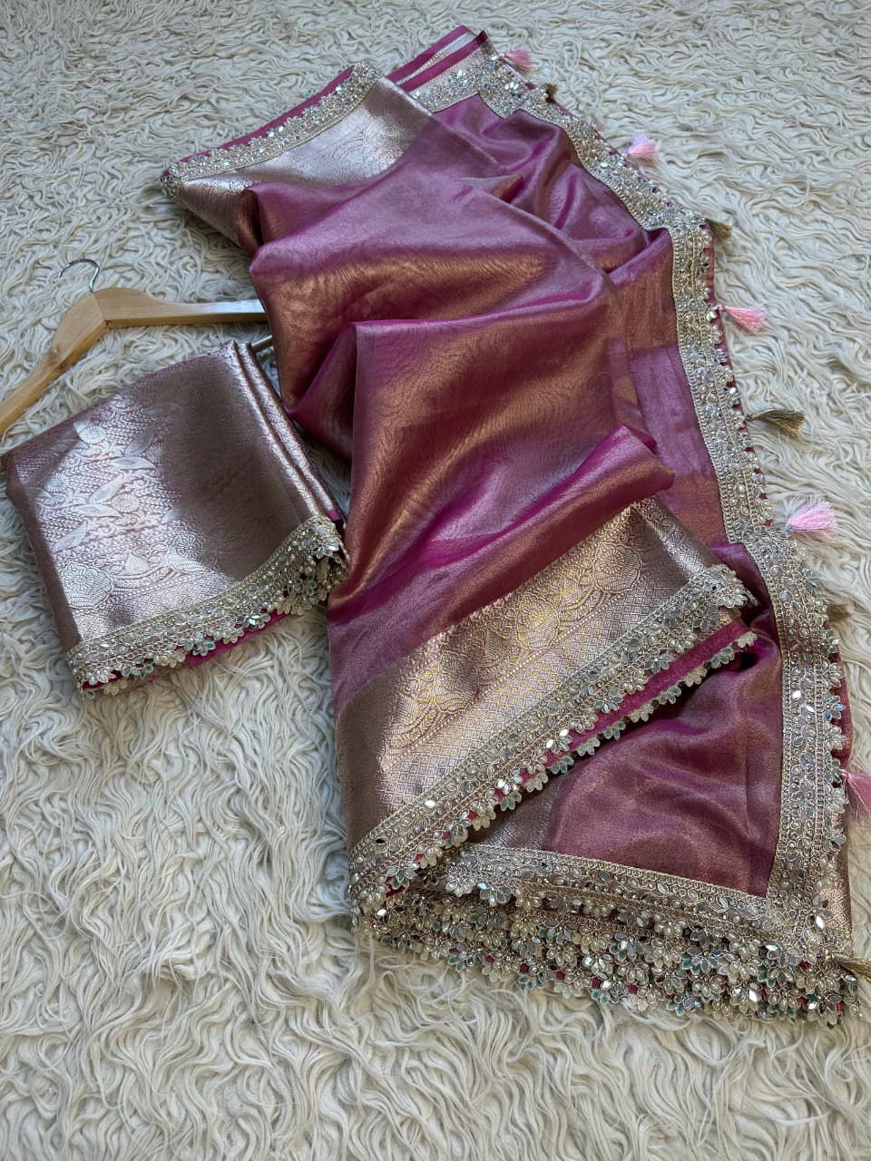 Banarasi Maharani Tissue in Daimond Avtar Saree