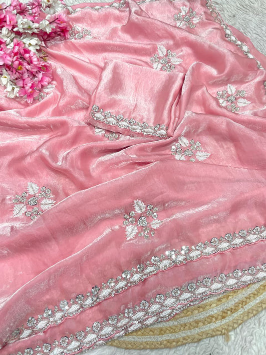 Fendi Satin Saree