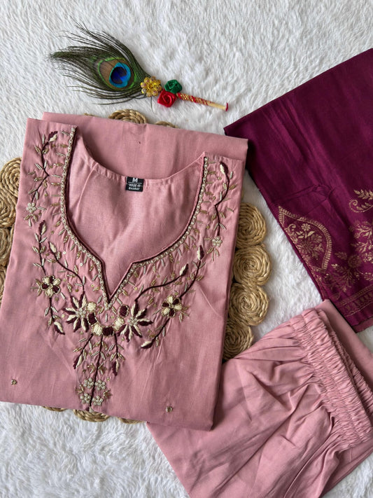 Kurti Pant Dupatta Set