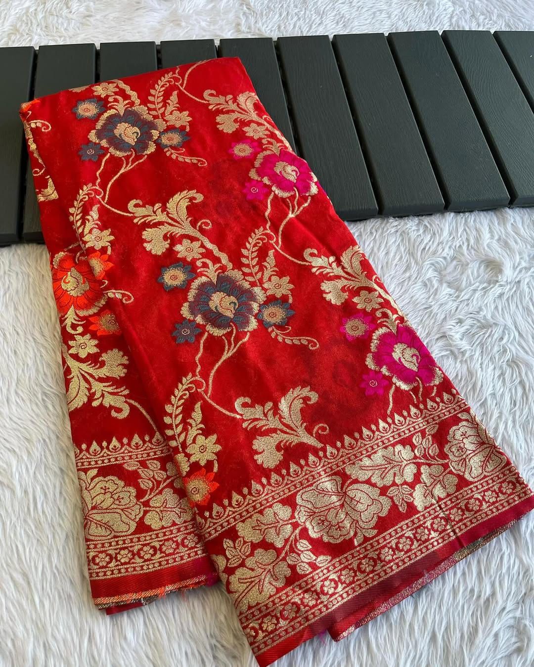 Pure Soft Khadi Crepe Silk Saree
