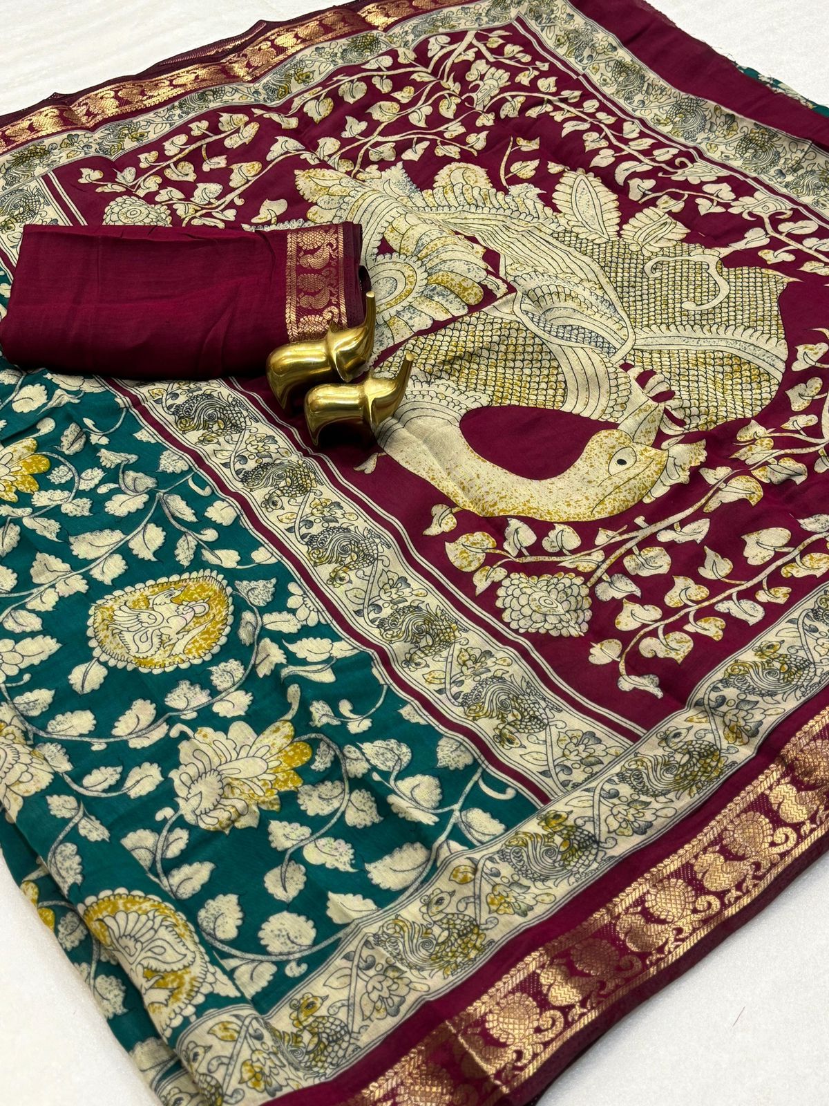 Beautiful Mangalagiri silk saree