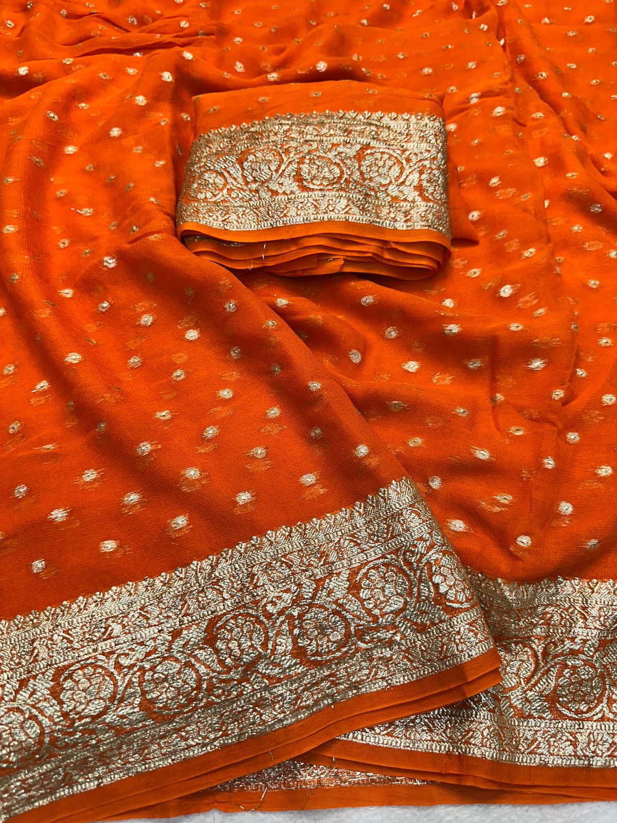 Viscose Georgette Saree