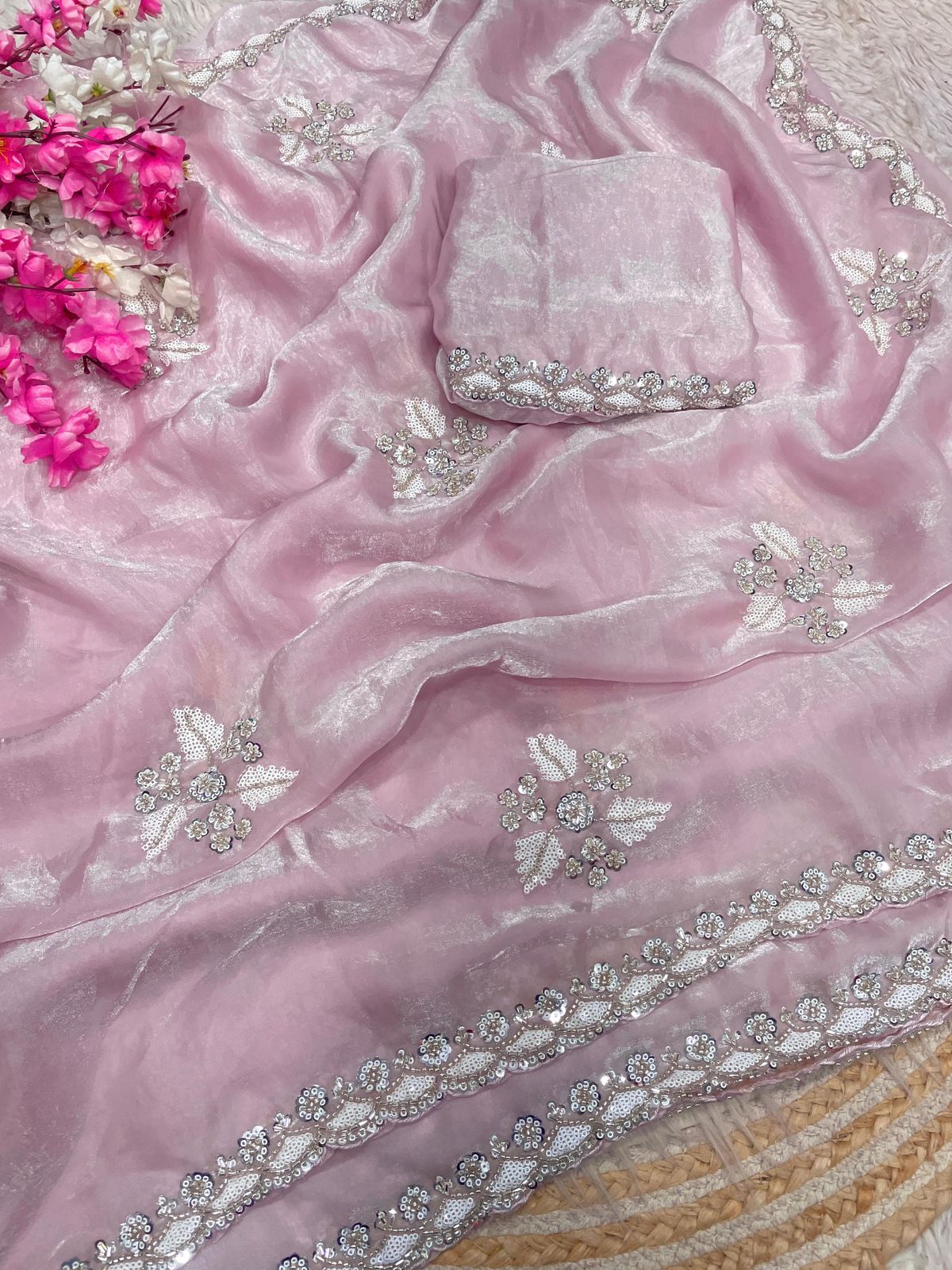 Fendi Satin Saree
