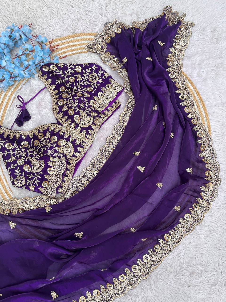 Fendy Satin Silk Saree