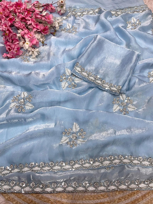 Fendi Satin Saree