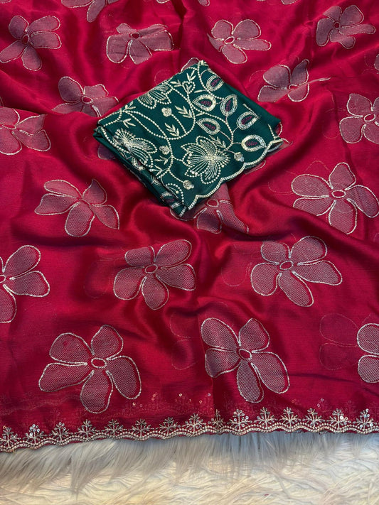 Soft Crunchy Saree