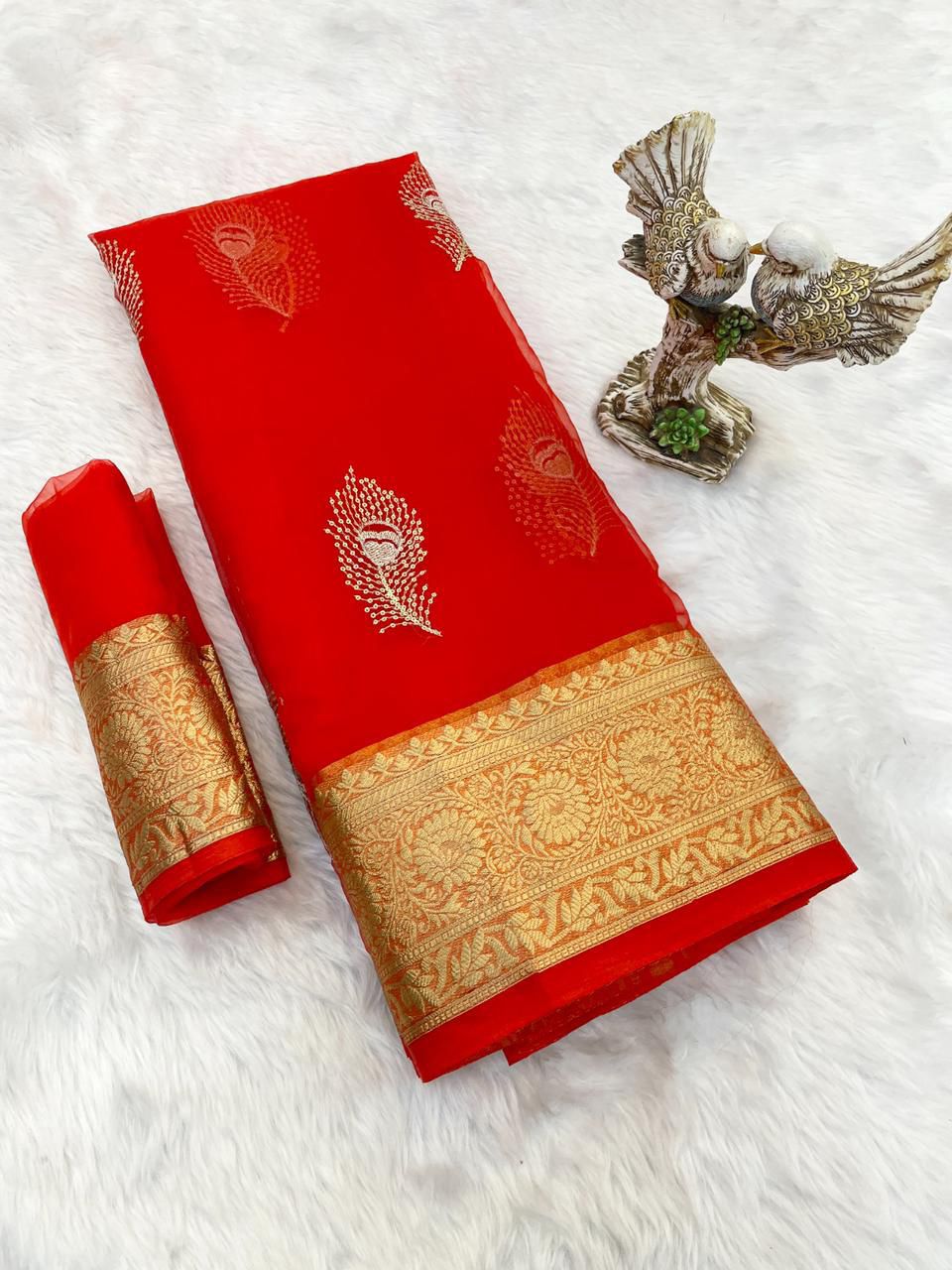 Kanchipuram Organza Saree