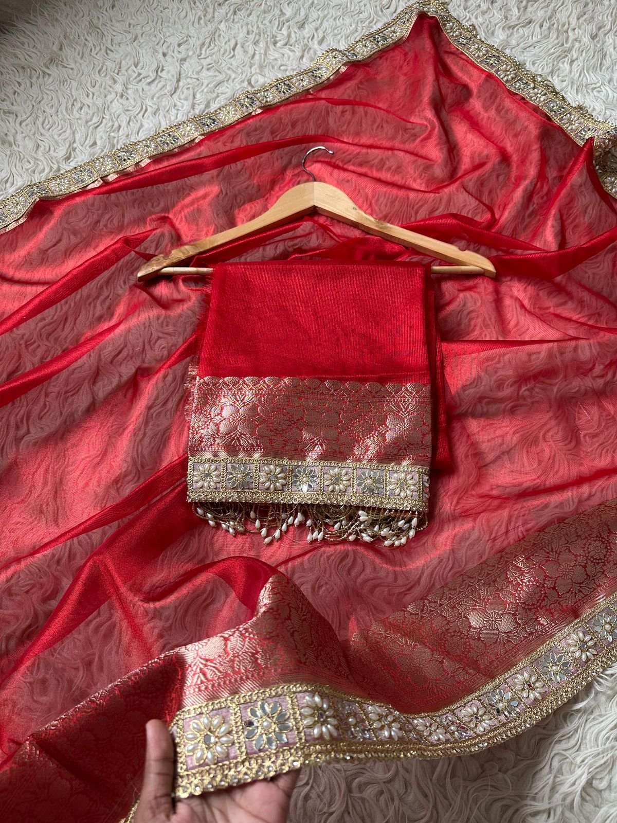 Premium Tissue Maharani Silk Saree