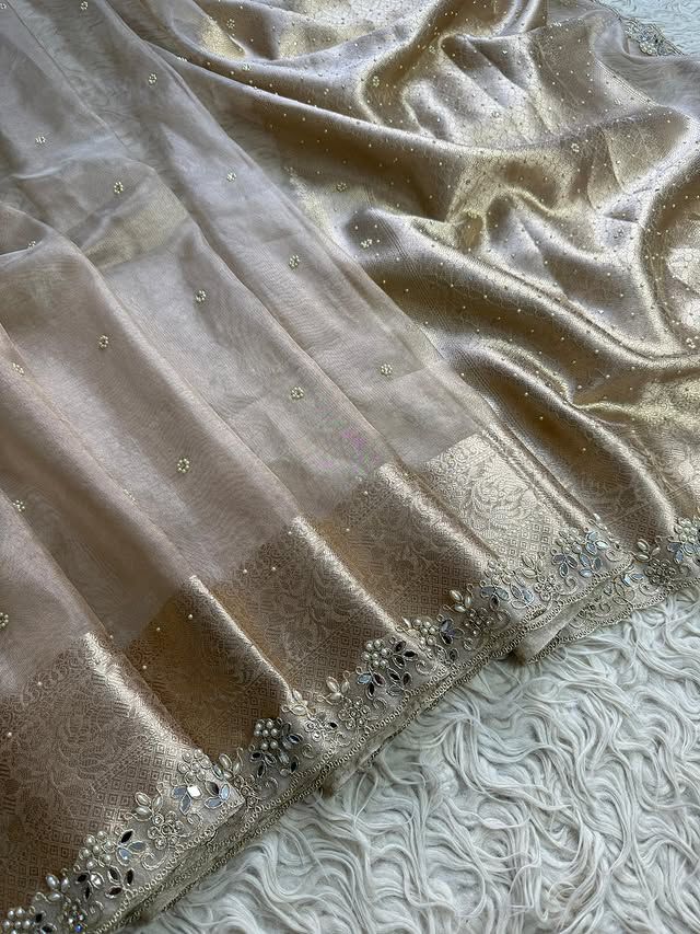 BANARASI SOFT MAHARANI GLASS TISSUE SILK SAREE