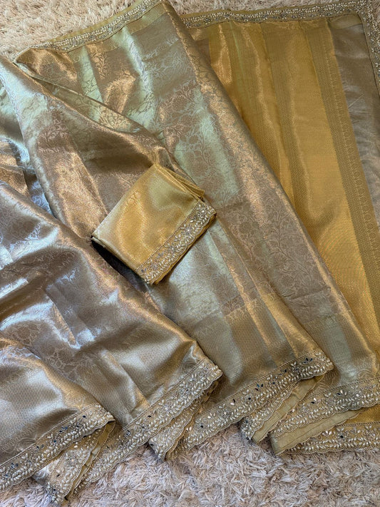 Premium Kanjivaram Tissue Silk Saree