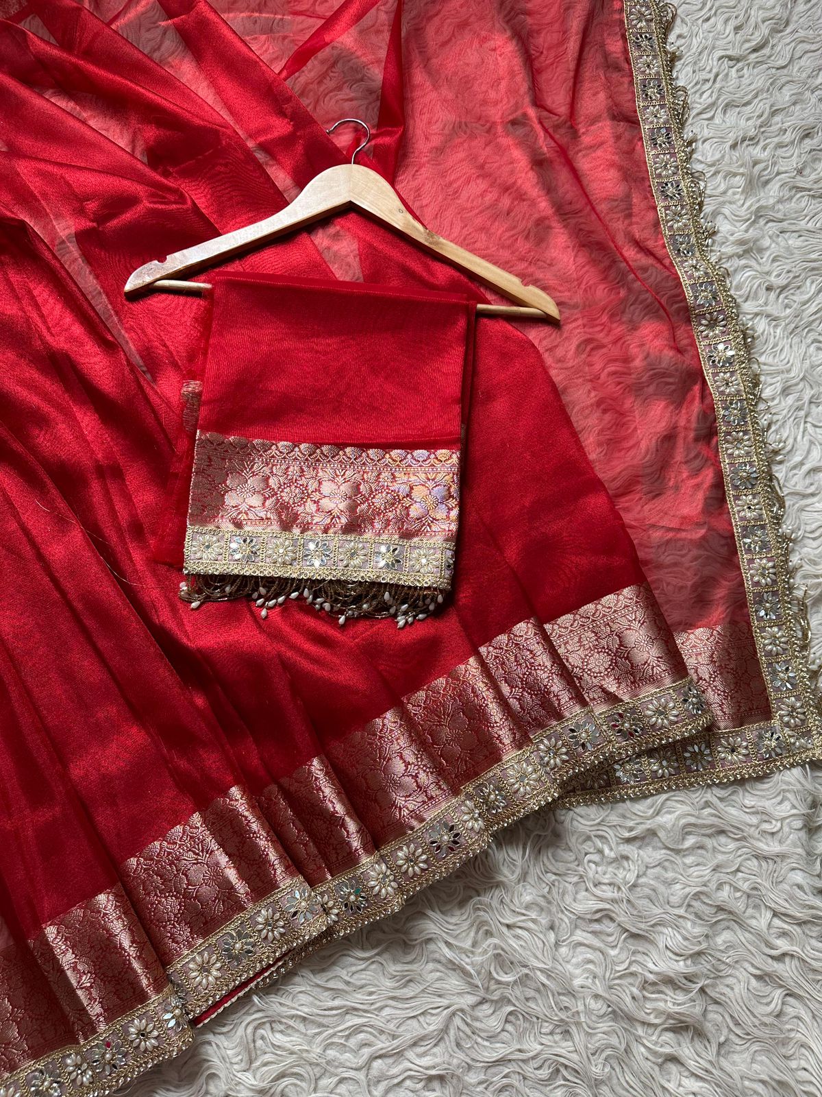 Premium Tissue Maharani Silk Saree