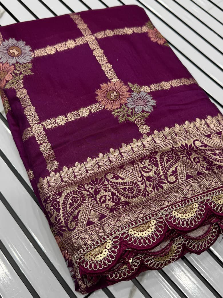 Pure Soft Russian Silk Saree