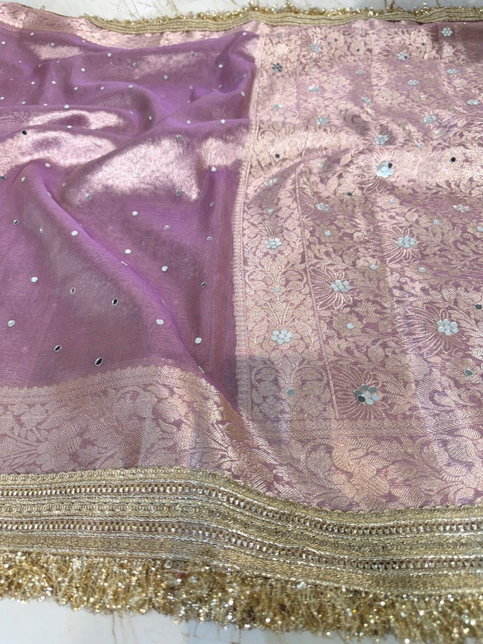BANARASI SOFT TISSUE SILK SAREE