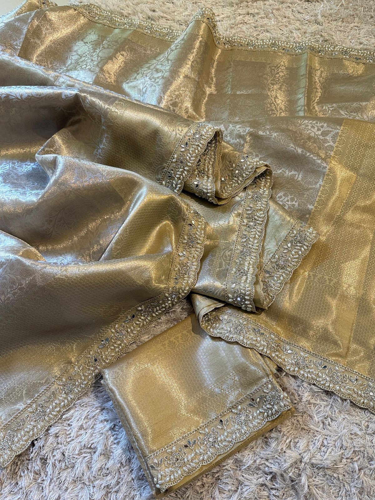 Premium Kanjivaram Tissue Silk Saree