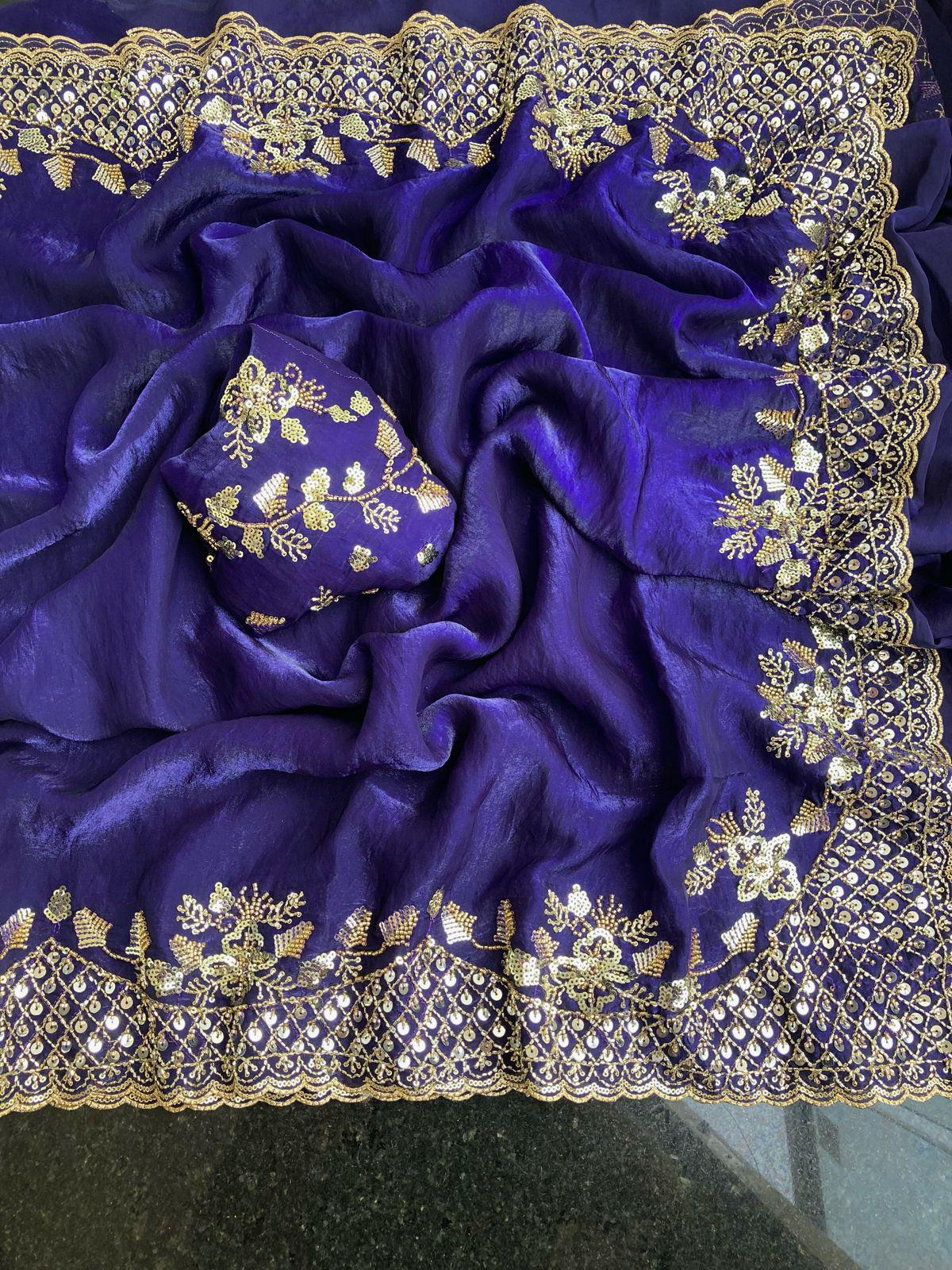 Fandy Jacquard Saree