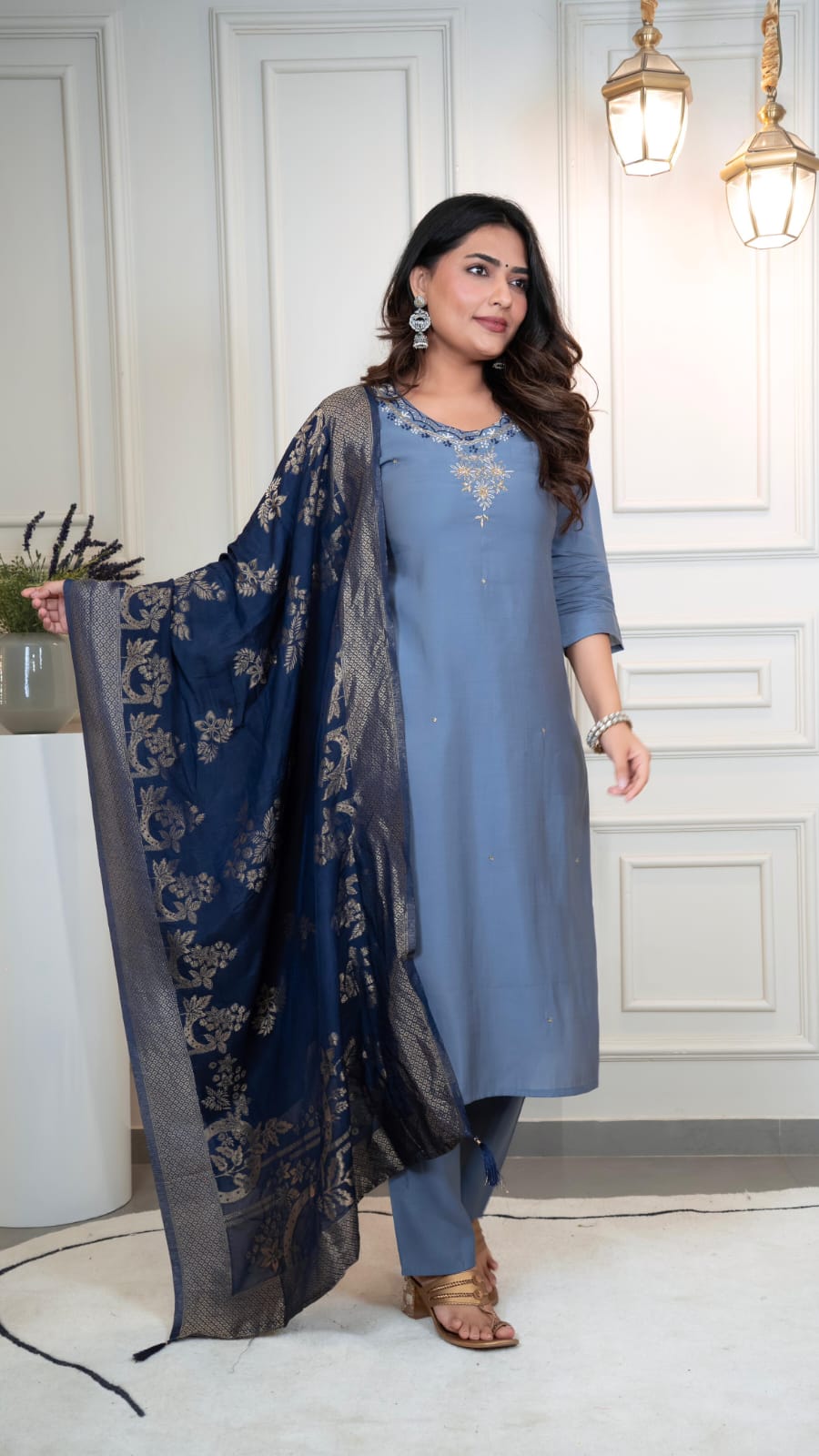 Kurti Pant Dupatta Set