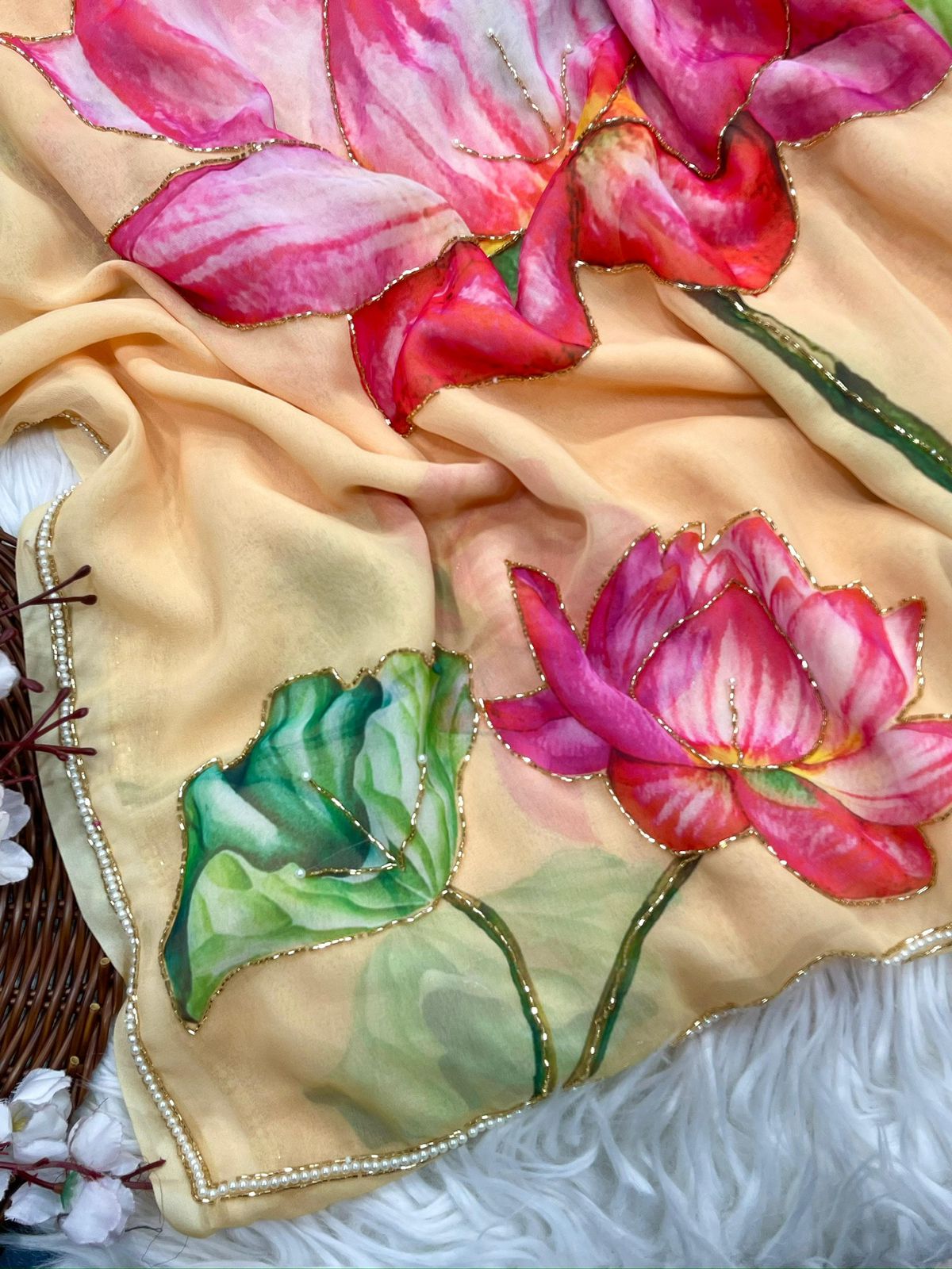 Georgette Fabric Saree