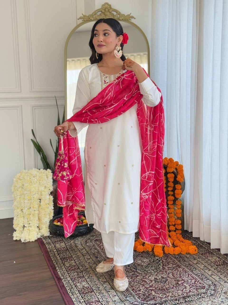 Goergeous Embroidery 3 Piece Set