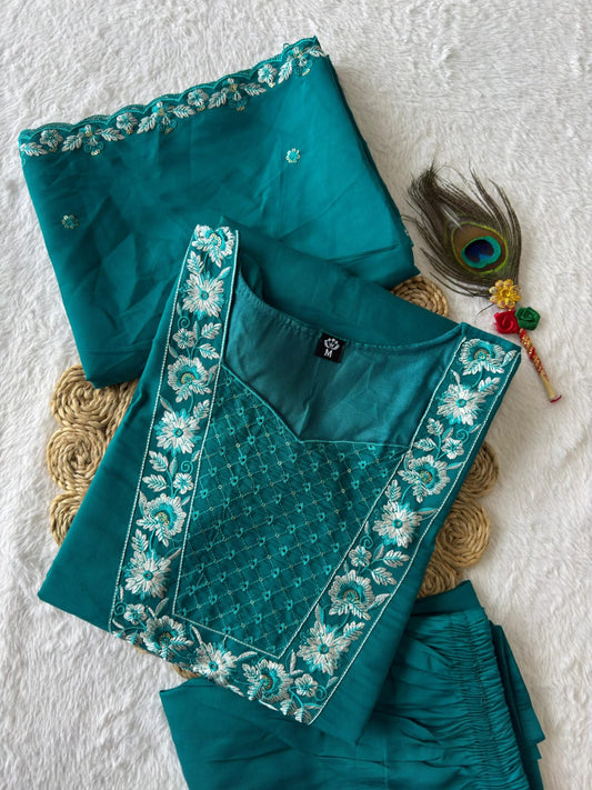 Kurti Pant Dupatta Set