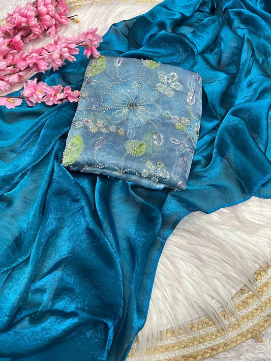 Space Silk Saree