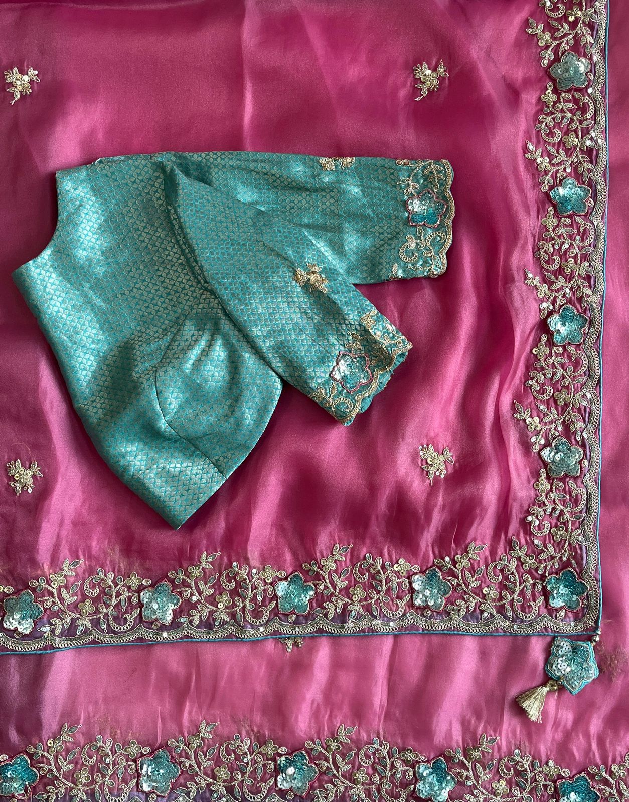 Premium space silk saree