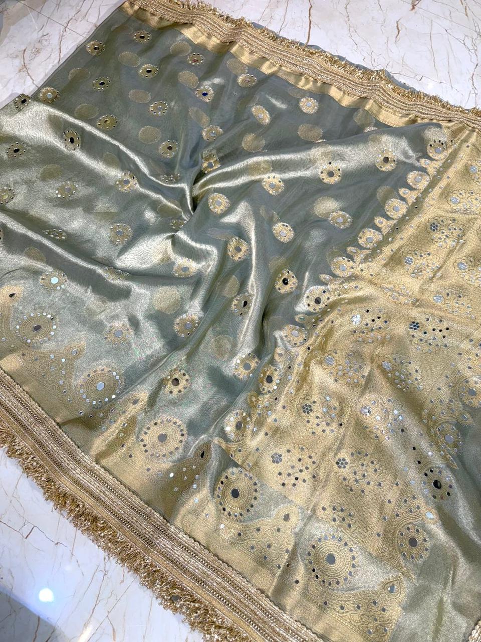 BANARASI SOFT TISSUE SILK SAREE
