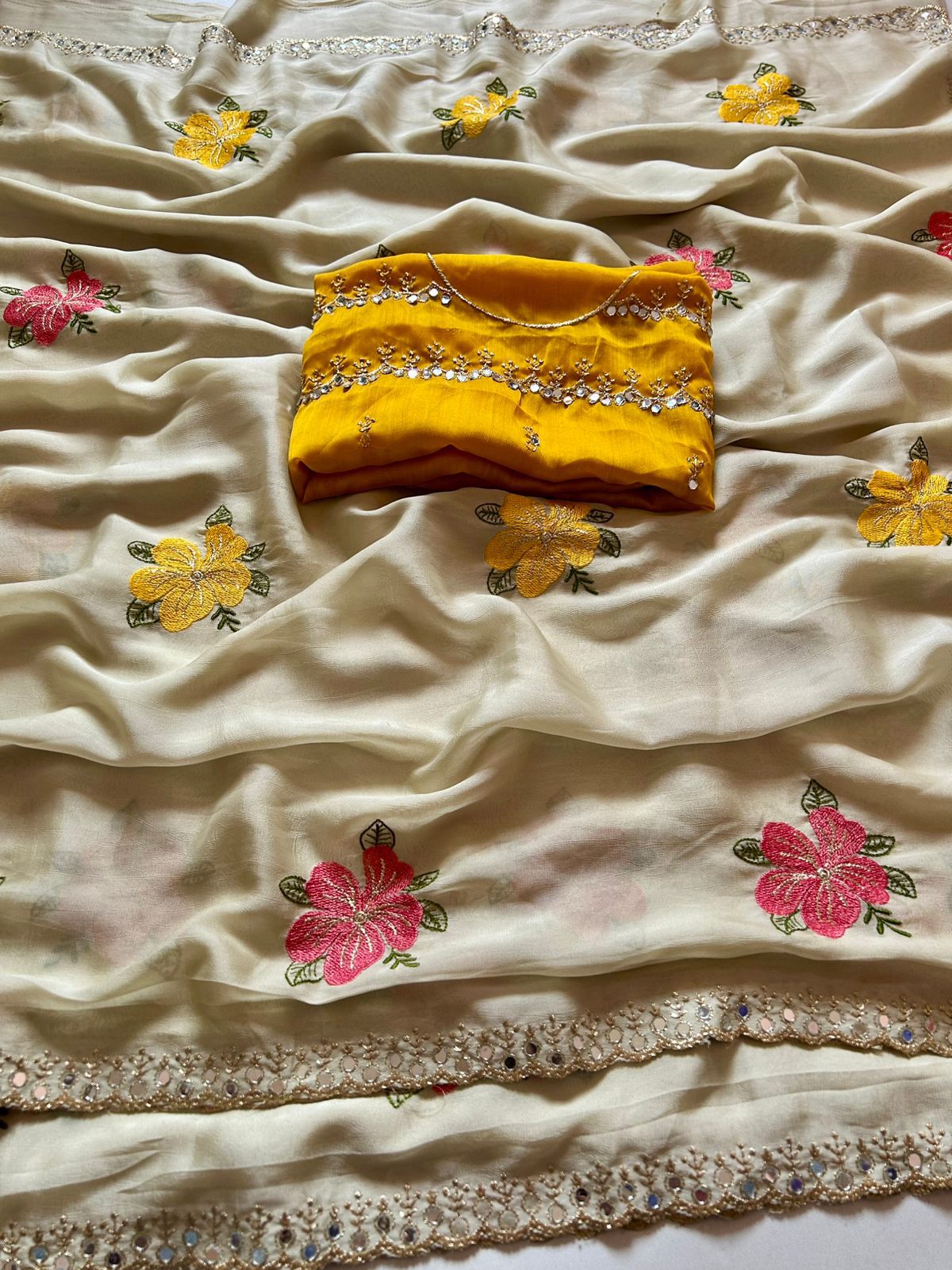 Soft Rangoli Silk Saree