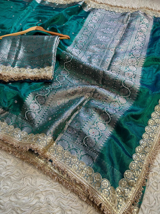 Banarasi Maharani Tissue Saree