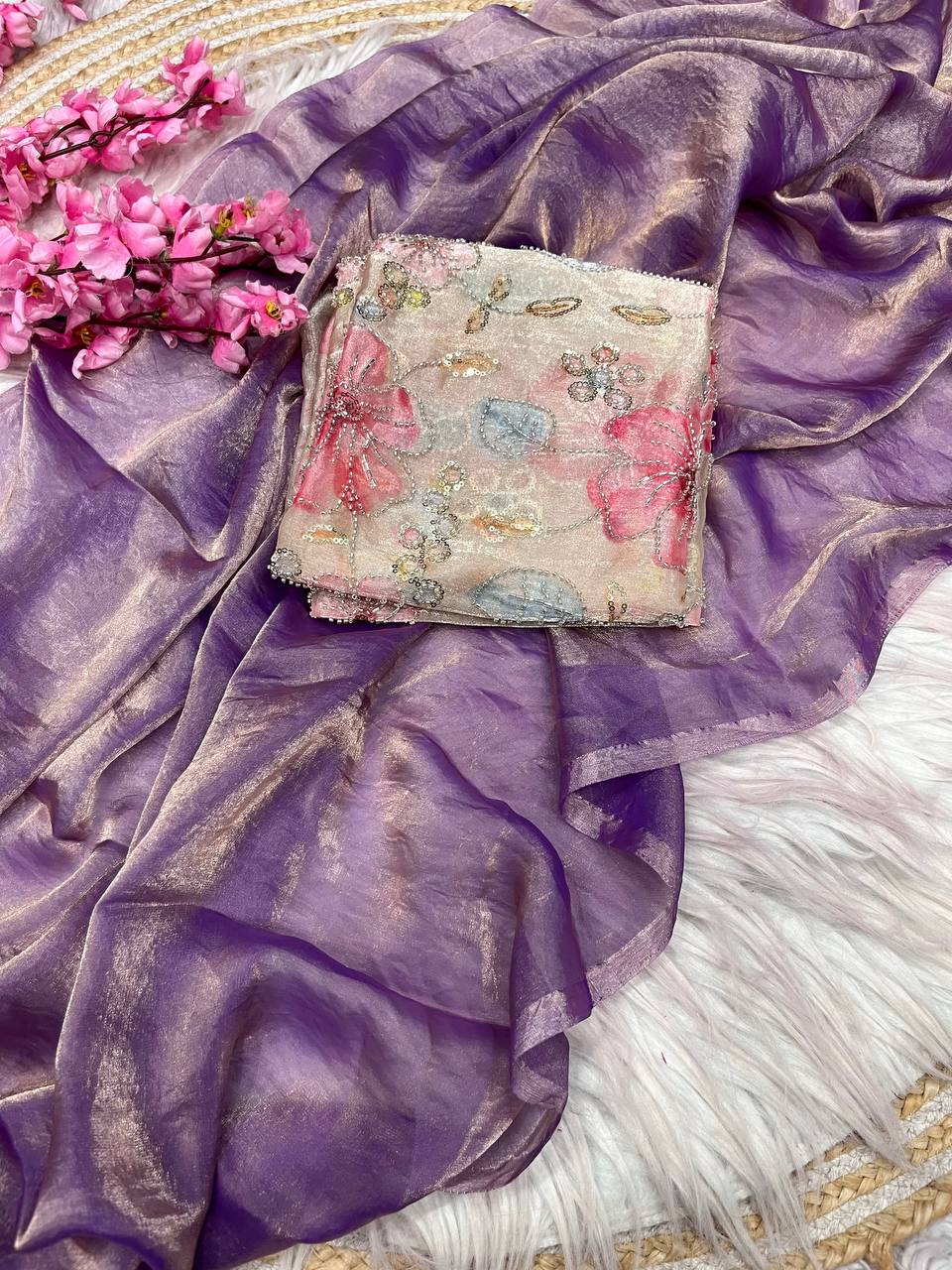 Space Silk Saree