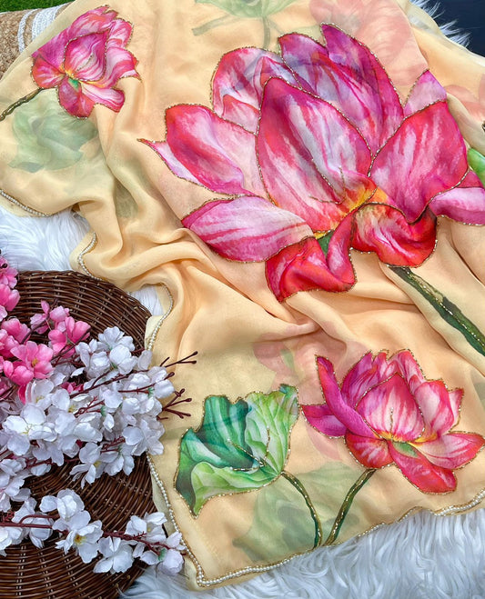 Georgette Fabric Saree