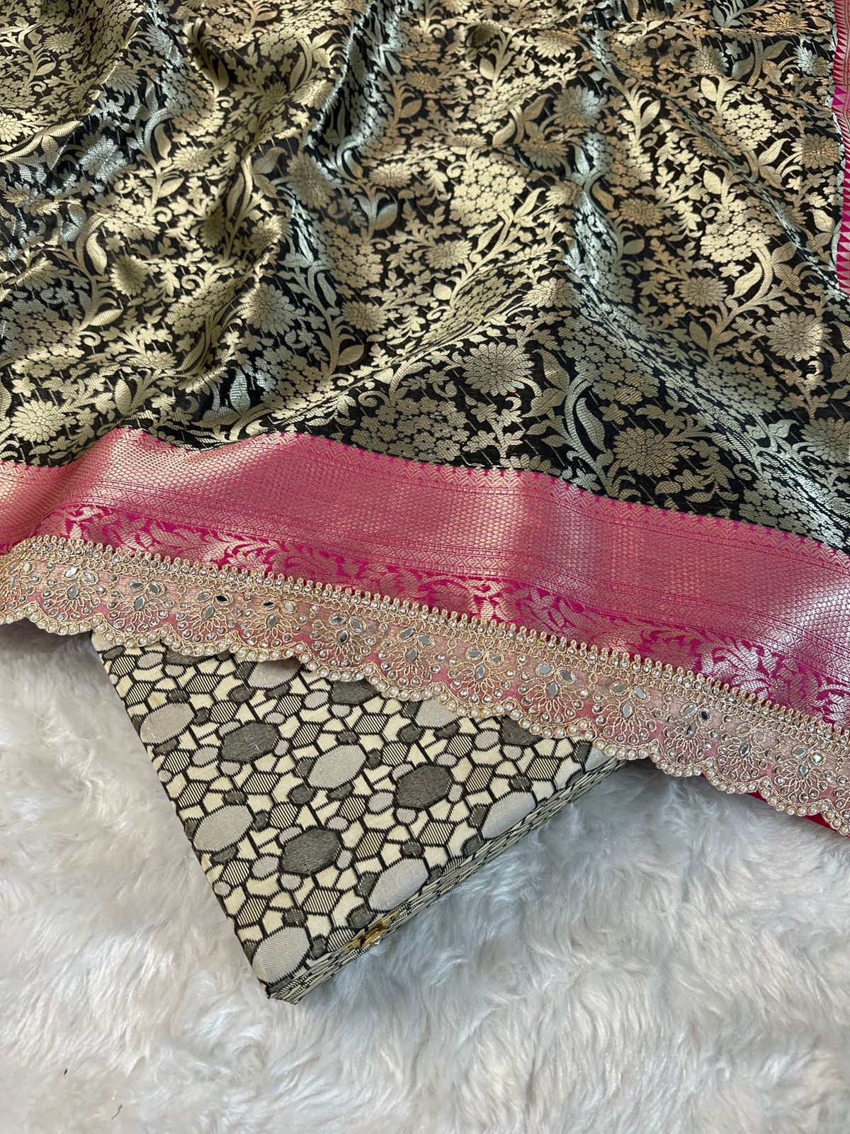 Banarasi Brocade Soft Silk Saree