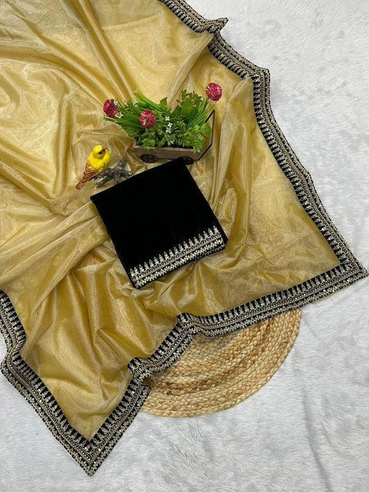 Soft Twill Net Saree