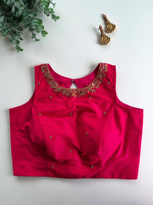 Galaxy Silk Blouse