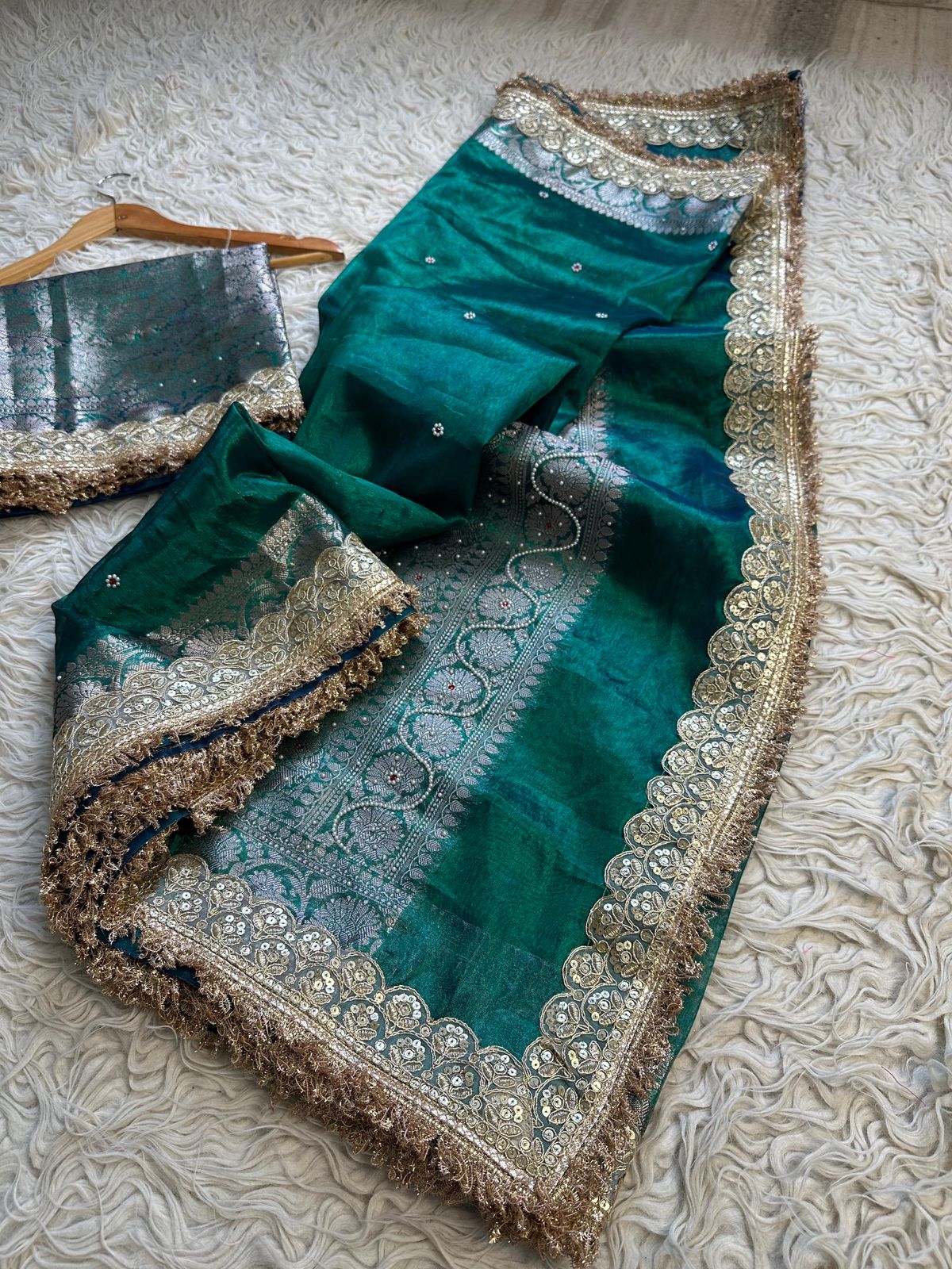 Banarasi Maharani Tissue Saree