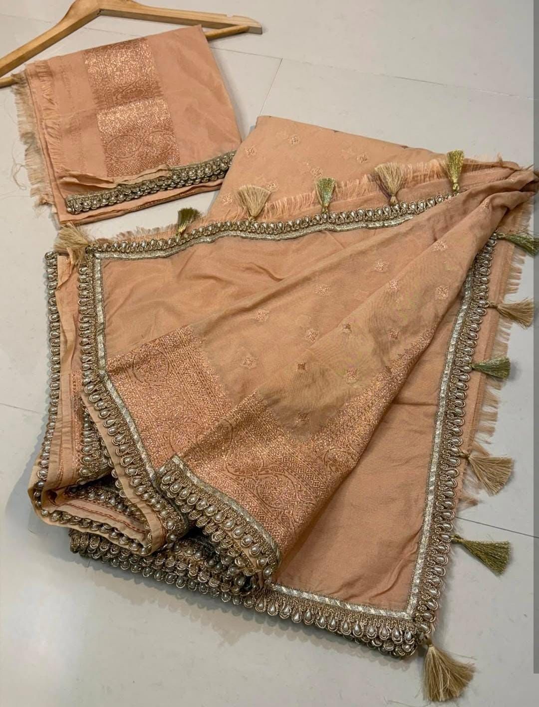 Premium Katan georgette silk saree
