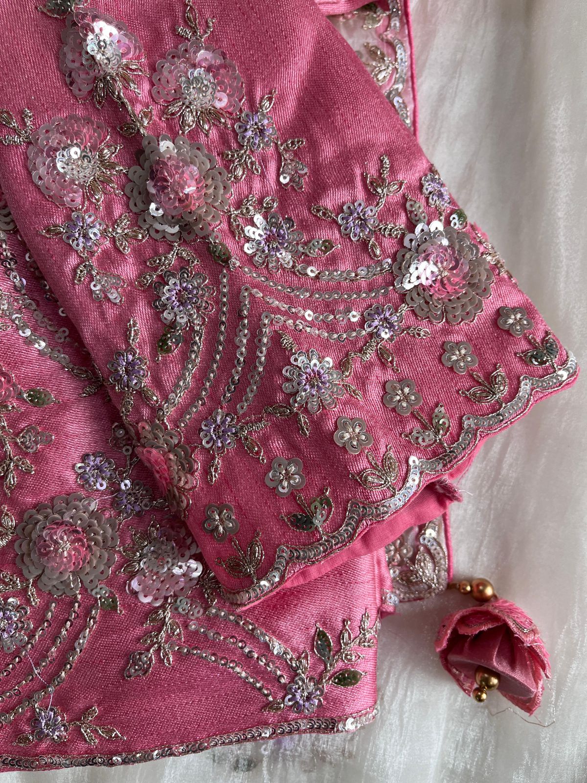 Pure Gold Crush Tissue Saree