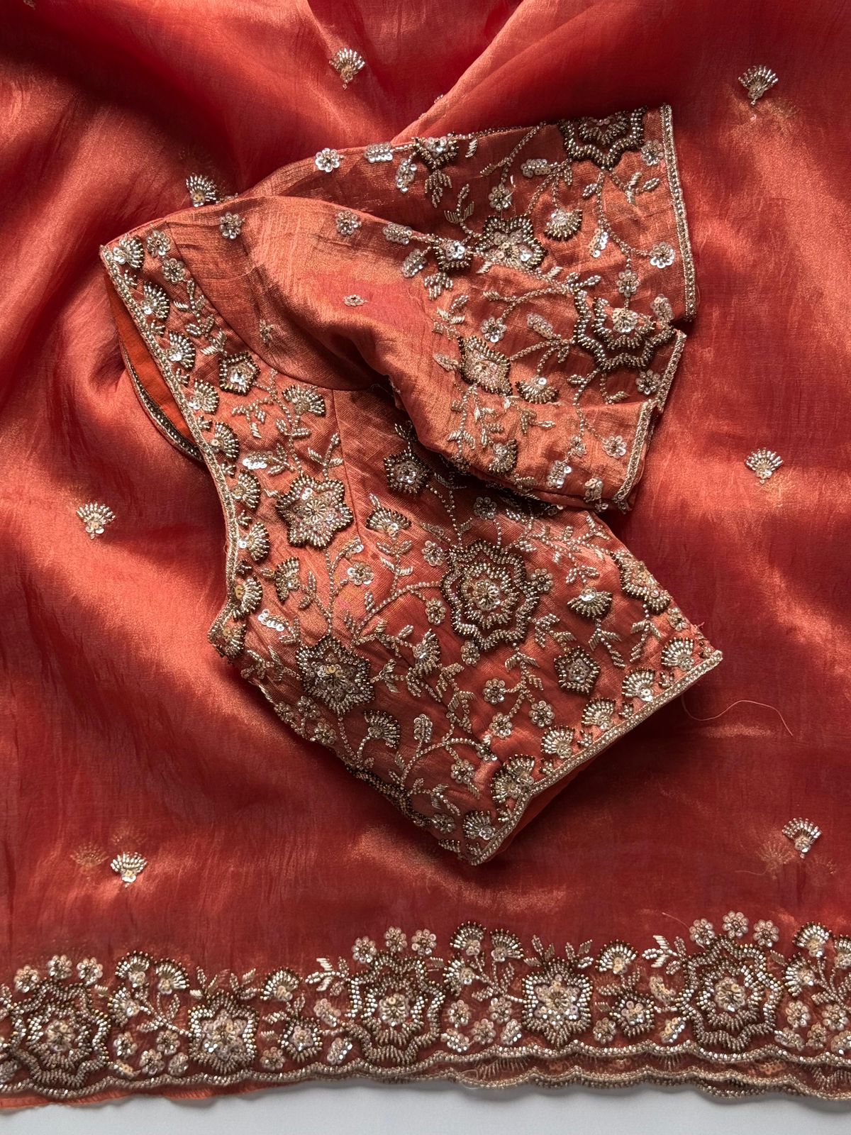Soft Organza Crepe Silk Saree