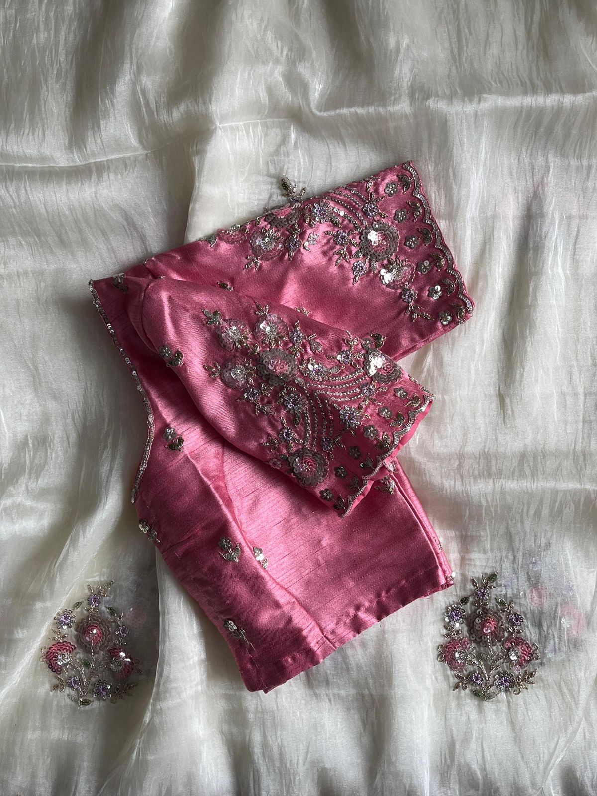 Pure Gold Crush Tissue Saree